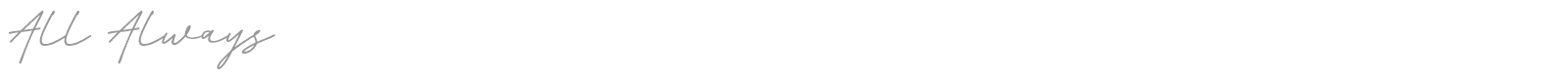 All Always font preview